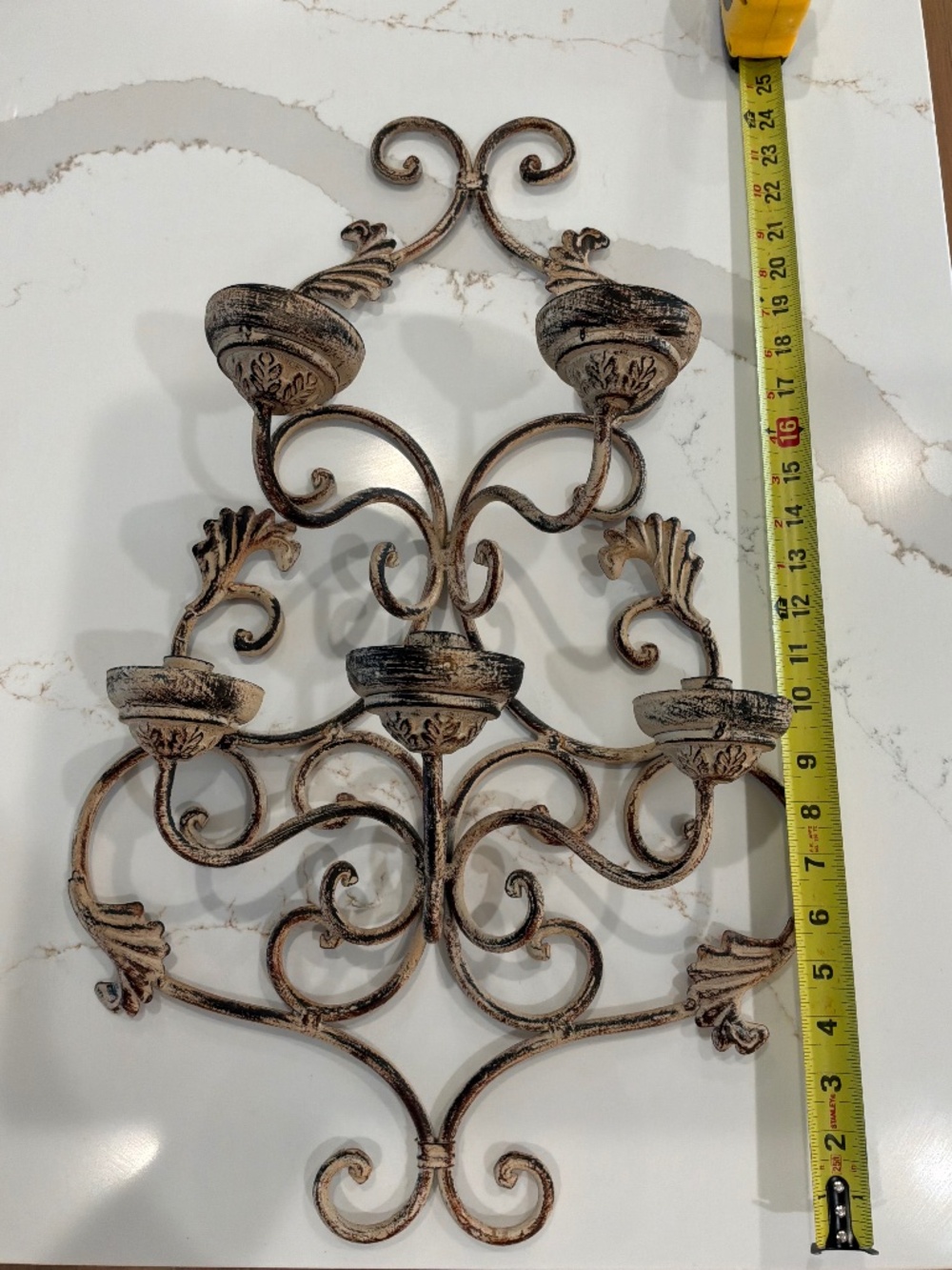 Wall candle holder